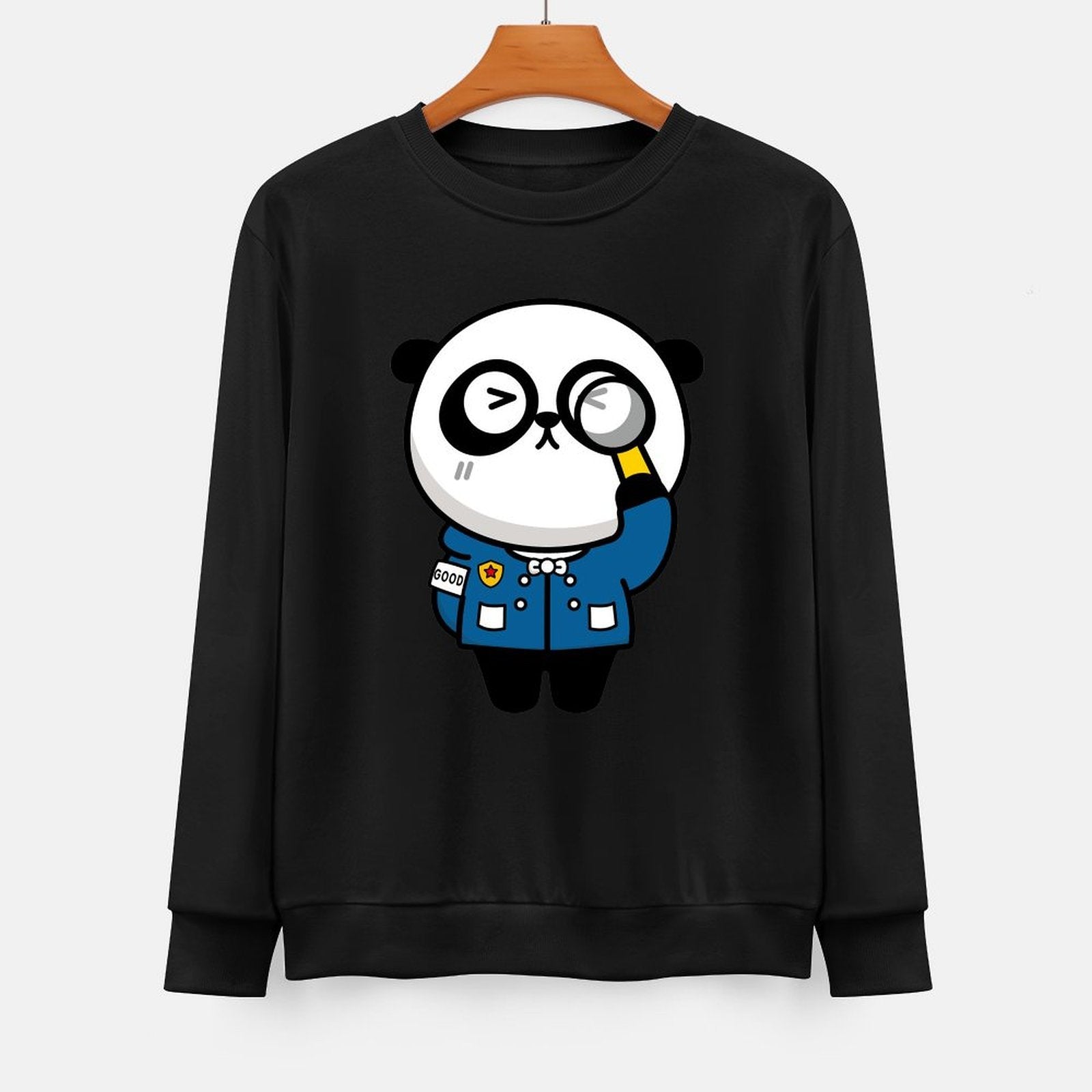 Front Patterned Long Sleeve TopFitted Sharp